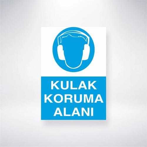 Kulak Koruma Alanı Sticker 20X28 Cm