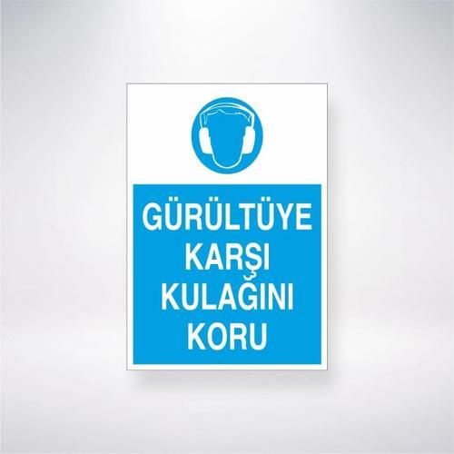 Gürültüye Karşı Kulağını Koru Sticker 20X28 Cm