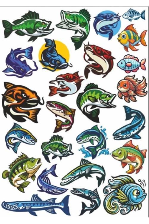 Balıklar Sticker Set 3