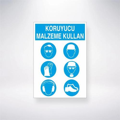 Koruyucu Malzeme Kullan 2 Sticker 20X28 Cm
