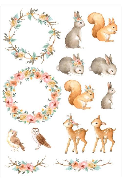 Sevimli Hayvanlar Sticker Set 4