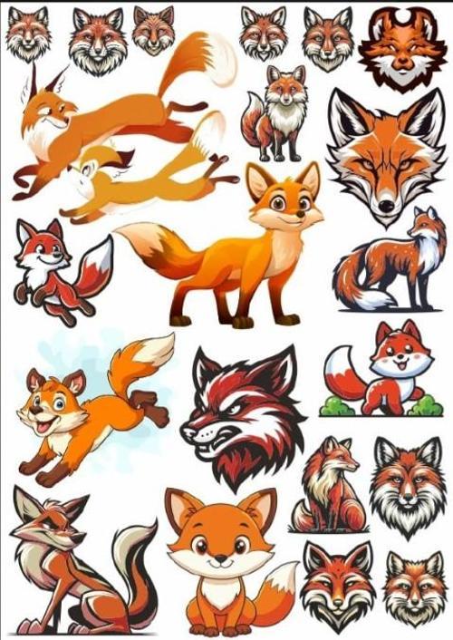 Tilki Sticker Set
