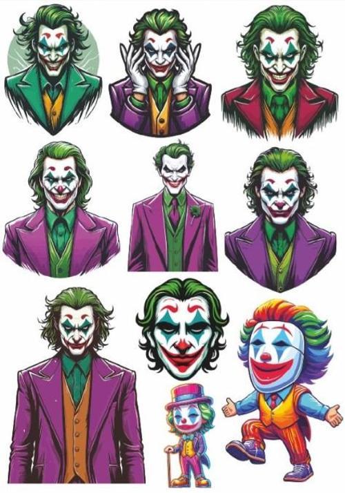 Joker Sticker Set