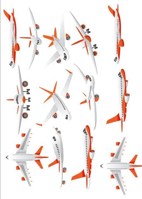 Uçaklar Sticker Set