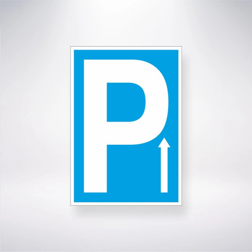 P Yukarı Ok Sticker 20X28 Cm