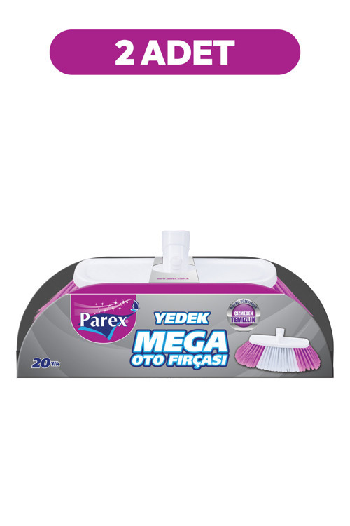 Mega Oto Fırçası Yedek (Sapsız) İkili Paket