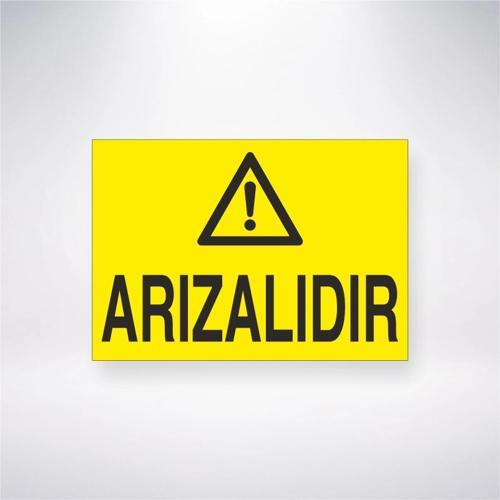 Arızalıdır Sticker 20X28 Cm
