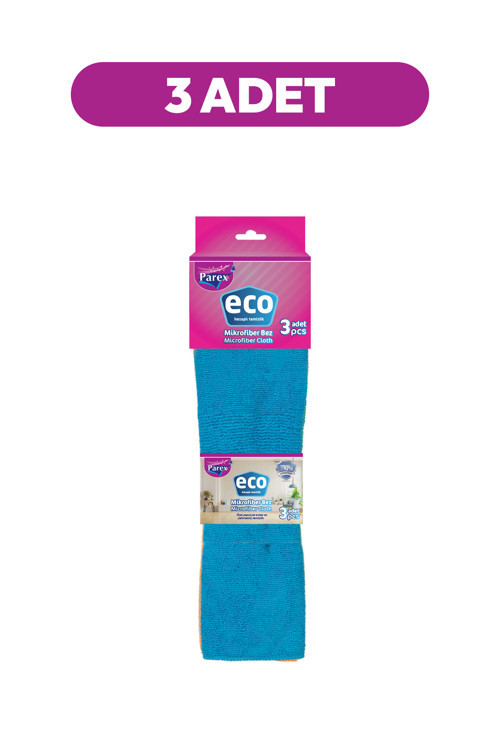 Eco 3’lü Mikrofiber Bez Açık Üçlü Paket