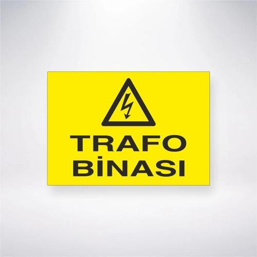 Trafo Binası Sticker 20X28 Cm