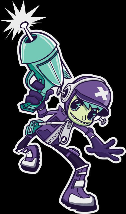 Adam Sticker 10x10 cmRenkli Sticker