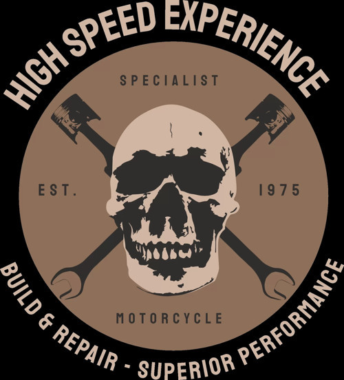 Kurukafa Specialist Motorcycle Sticker 10x10 cmRenkli Sticker
