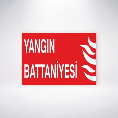 Yangın Battaniyesi Sticker 20X28 Cm