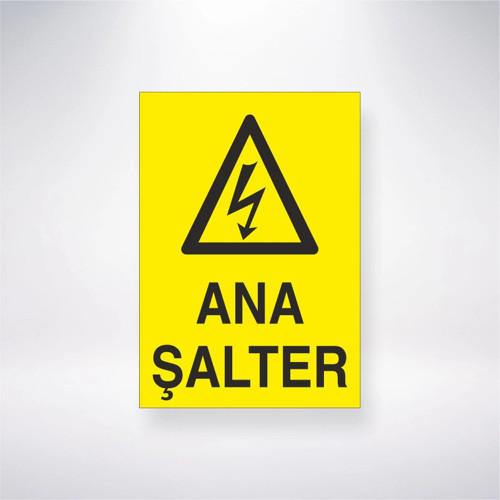 Ana Şalter Sticker 20X28 Cm