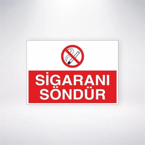 Sigranı Söndür Sticker 20X28 Cm