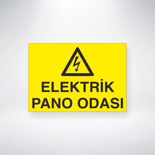 Elektrik Pano Odası Sticker 20X28 Cm