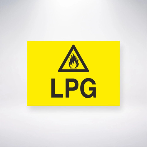 LPG Sticker 20X28 Cm