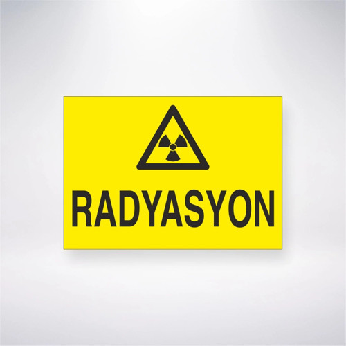 Radyasyon Sticker 20X28 Cm