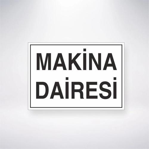 Makine Dairesi Sticker 20X28 Cm