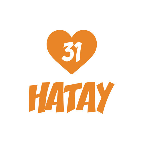 Kalpli 31 Hatay Araba Sticker 17x17 Cm Turuncu