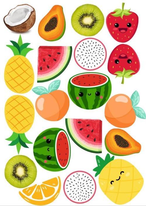 Meyveler Sticker SEt