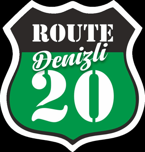 20 Denizli Sticker 10x10 cmRenkli Sticker