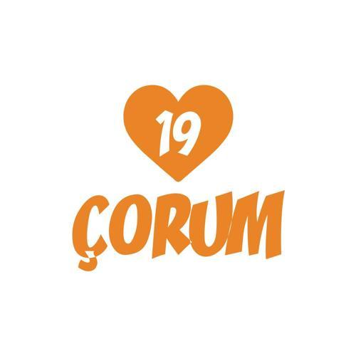 Kalpli 19 Çorum Araba Sticker 17x17 Cm Turuncu