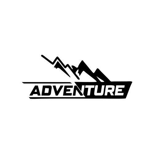 Adventure 4x4 Araba Sticker 17x17 Cm Siyah