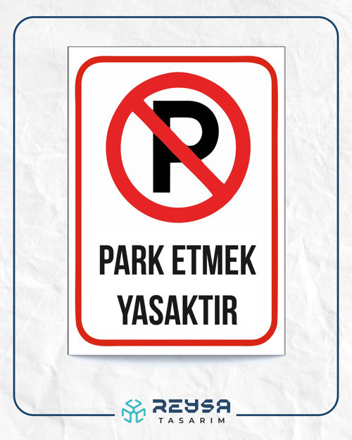 Park Etmek Yasaktır Sticker 20X28 Cm