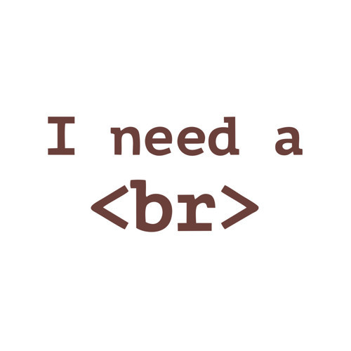 İ need BR Sticker 17x17 Cm Kahverengi