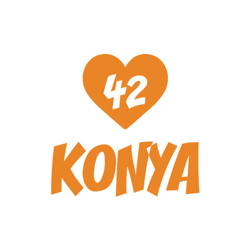 Kalpli 42 Konya Araba Sticker 17x17 Cm Turuncu