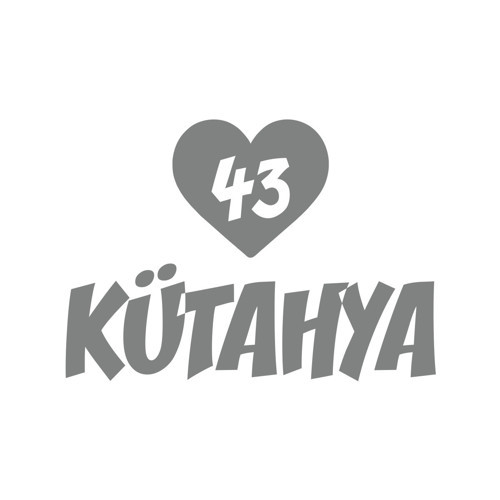 Kalpli 43 Kütahya Araba Sticker 17x17 Cm Gri