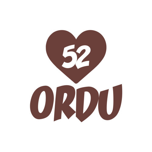 Kalpli 52 Ordu Araba Sticker 17x17 Cm Kahverengi