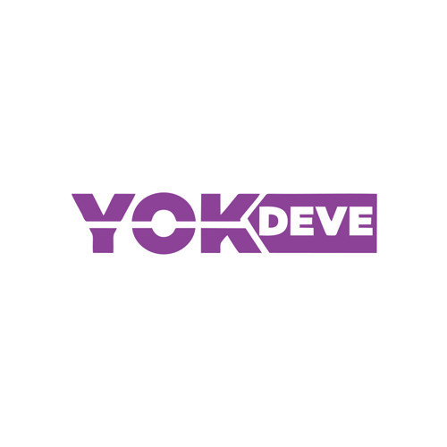 Yok Deve Araba Sticker 17x17 Cm Mor