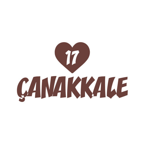 Kalpli 17 Çanakkale Araba Sticker 17x17 Cm Kahverengi