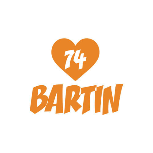 Kalpli 74 Bartın Araba Sticker 17x17 Cm Turuncu
