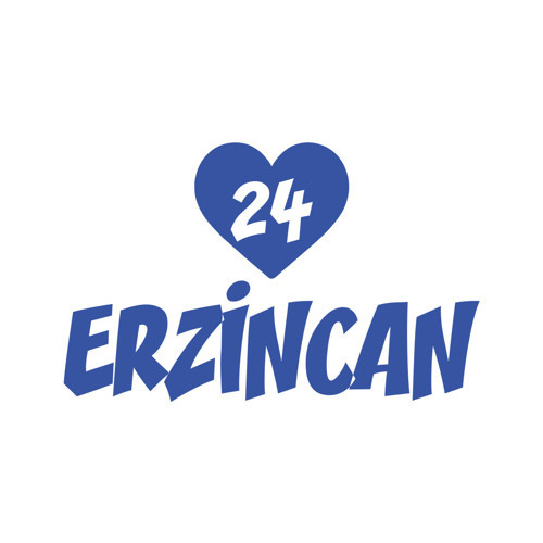 Kalpli 24 Erzincan Araba Sticker 17x17 Cm Mavi