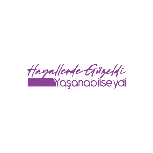 Hayallerde Güzeldi Yaşanabilseydi Araba Sticker 17x17 Cm Mor