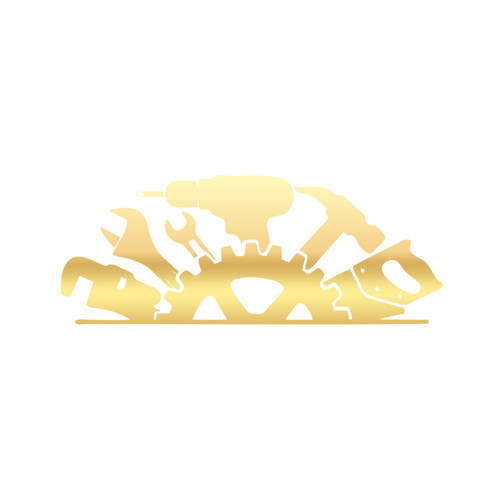 El Aletleri Sticler 17x17 Cm Gold