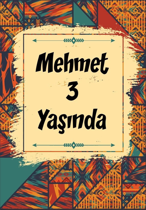 Retro Doğum Günü Afişi 100X150 cm