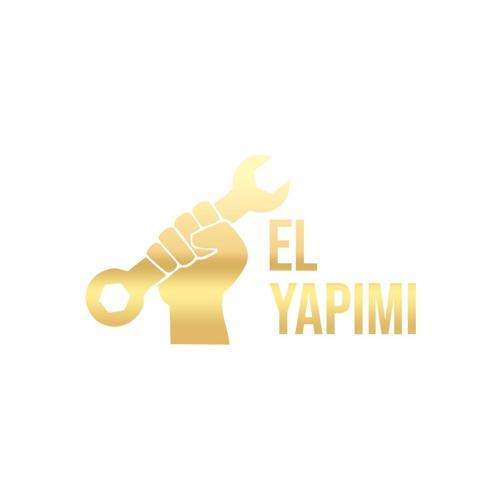 El Yapımı Araba Sticker 17x17 Cm Gold