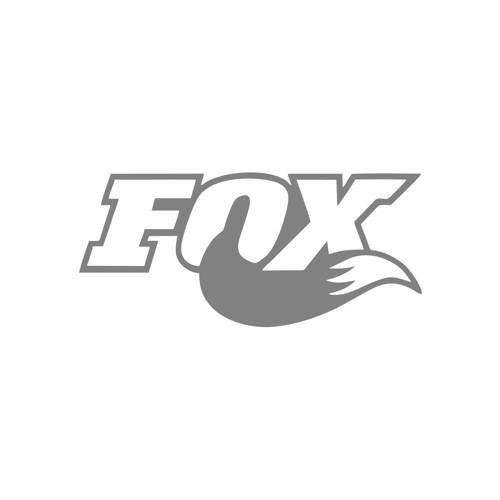 Fox Araba Sticker 17x17 Cm Gri