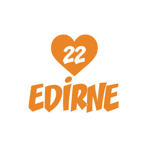 Kalpli 22 Edirne Araba Sticker 17x17 Cm Turuncu