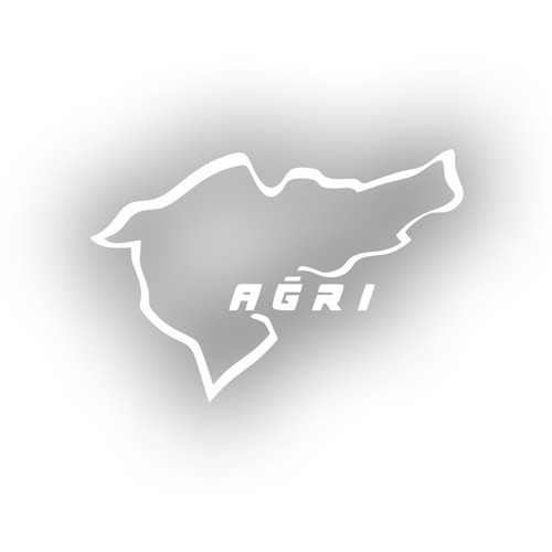 Ağrı Araba Sticker 17x17 Cm Beyaz