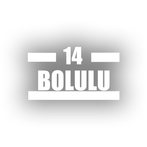 14 Bolulu Araba Sticker 17x17 Cm Beyaz