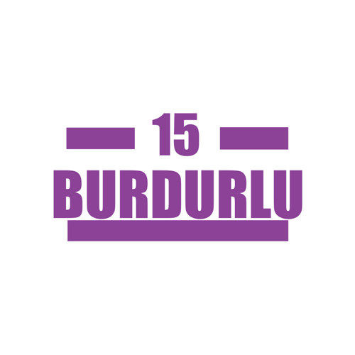 15 Burdurlu Araba Sticker 17x17 Cm Mor