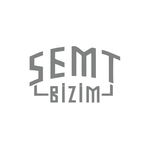 Semt Bizim Araba Sticker 17x17 Cm Gri