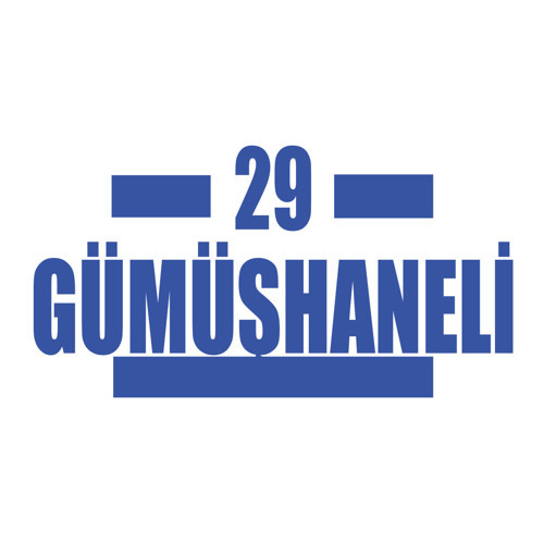 29 Gümüşhaneli Araba Sticker 17x17 Cm Mavi