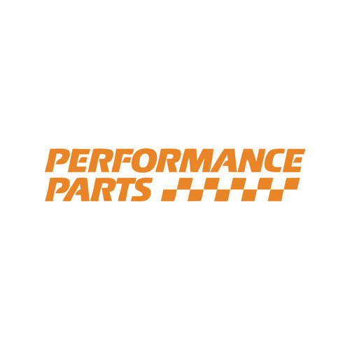 Performance Parts Araba Sticker 17x17 Cm Turuncu