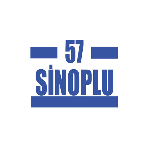 57 Sinoplu Araba Sticker 17x17 Cm Mavi