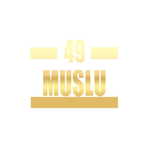 49 Muşlu Araba Sticker 17x17 Cm Gold